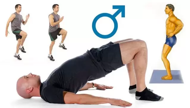 L'exercice physique aidera un homme à augmenter efficacement sa puissance. 