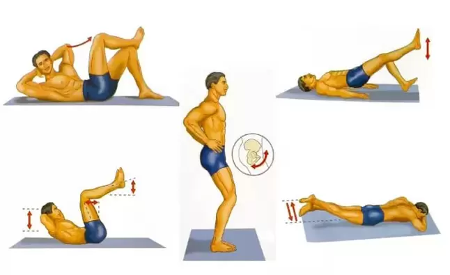 Une série d'exercices physiques pour augmenter la puissance chez les hommes. 